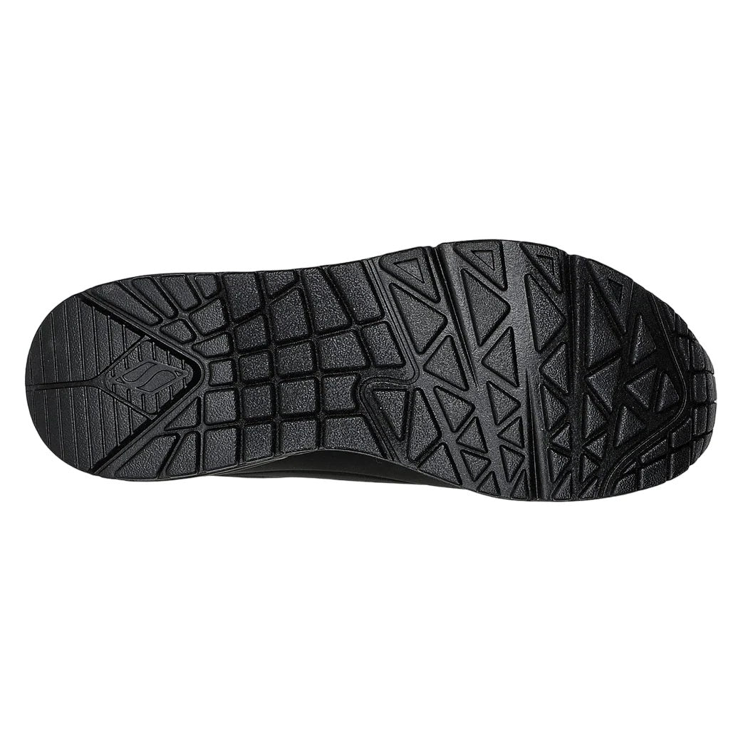 Women's Wide Fit Skechers Uno 155196 Shimmer Away Sneakers