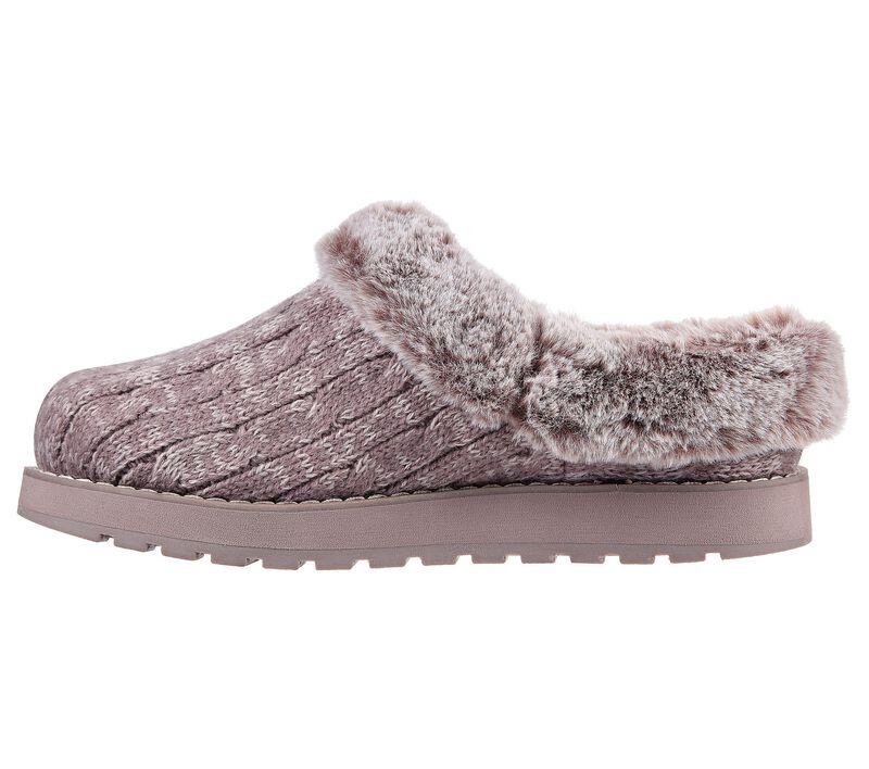 Womens Wide Fit Skechers Keepsakes Ice Angel Mule Slippers