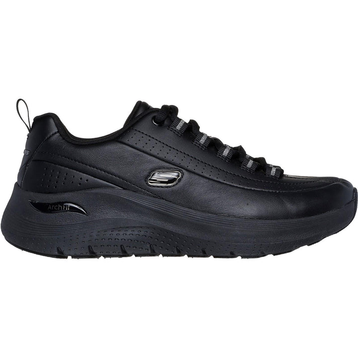 Women's Wide Fit Skechers 150061 Arch Fit 2.0 Star Bound Sneakers