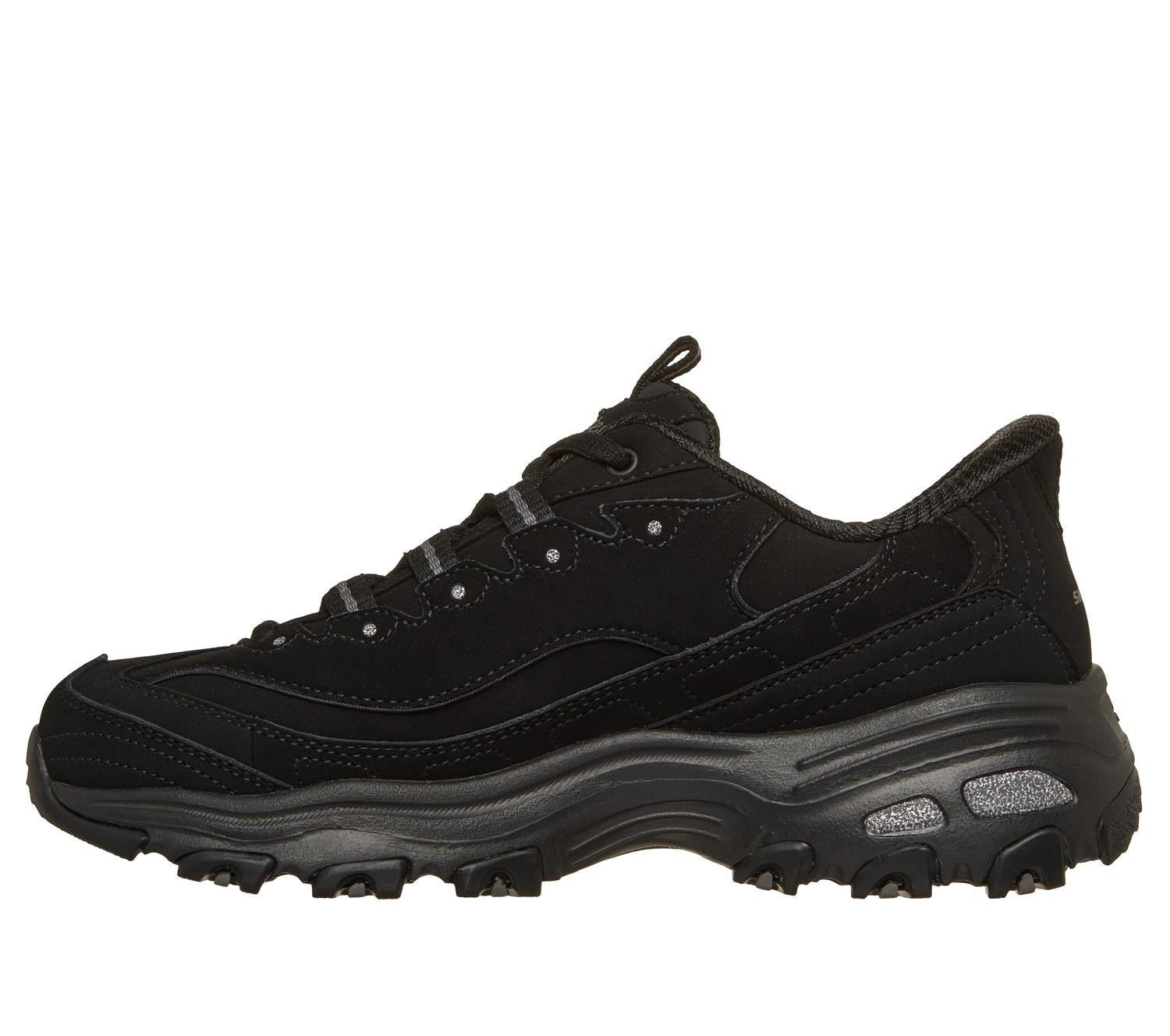 Women's Wide Fit Skechers 150543 Slip-ins D'Lites Classic Remix