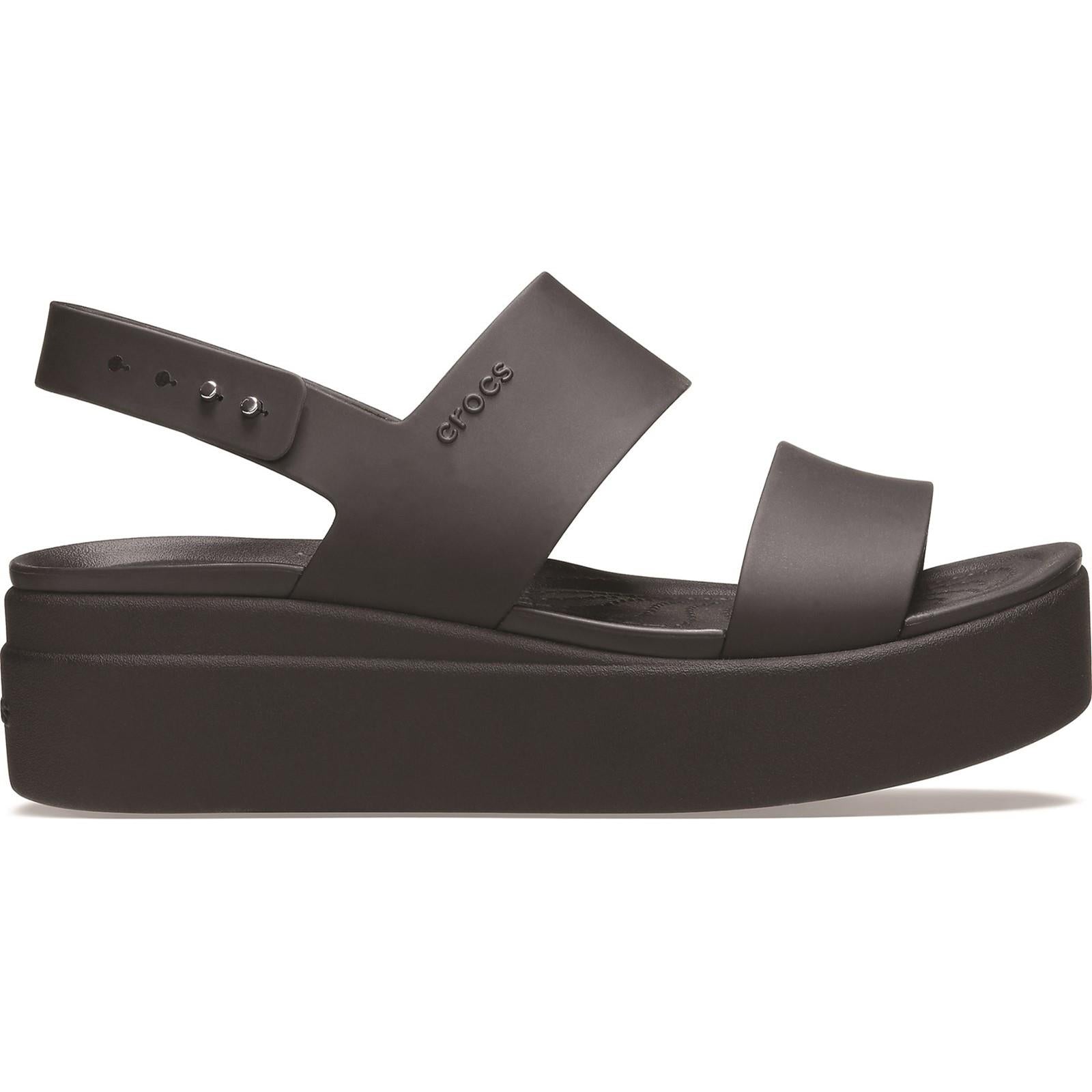 Women's Crocs 206453 Brooklyn Low Wedge Sandals | Crocs | Wide Fit