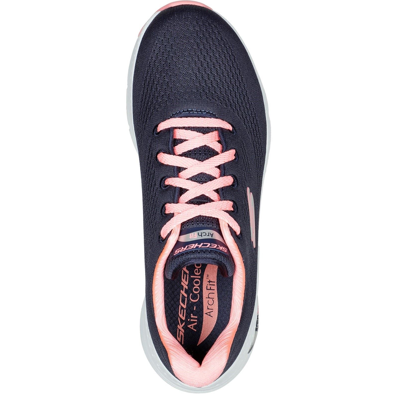 Women's Wide Fit Skechers 149057 Unny Outlook Sports Sneakers