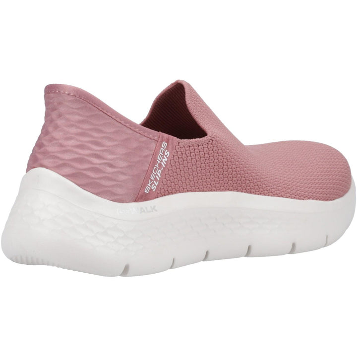 Women's Wide Fit Skechers Slip-ins 124820 Go Walk Flex Sunset Sneakers