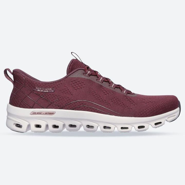 Women's Wide Fit Skechers 104750 Slip-ins Glide Step Elevate Amaze Sneakers