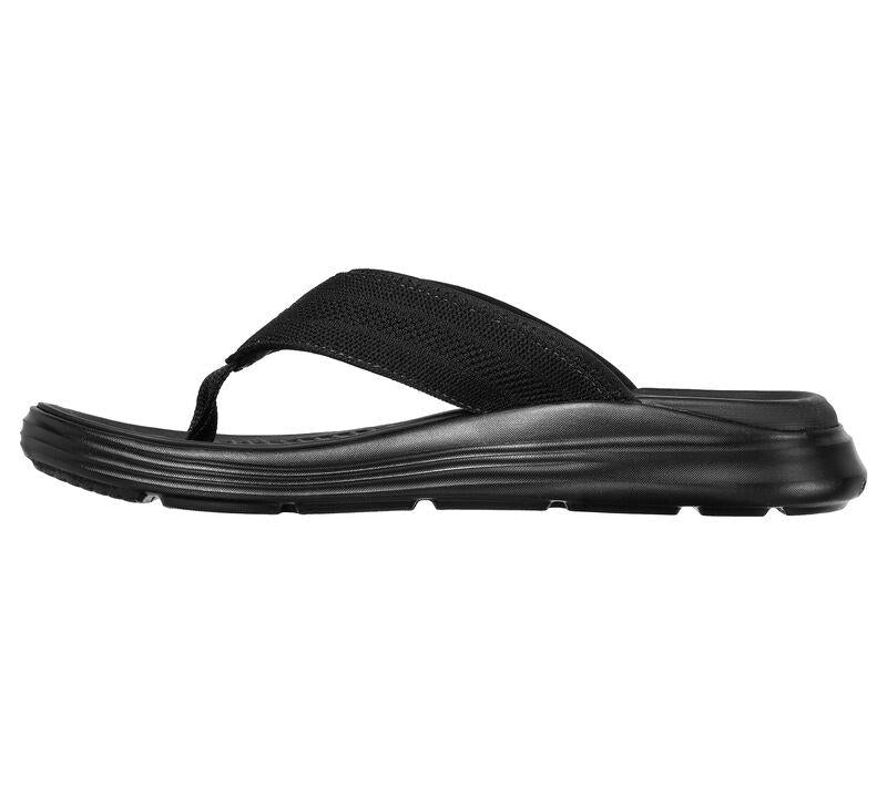 Men's Wide Fit Skechers 204383 Relaxed Fit Sargo Point Vista Flip Flop