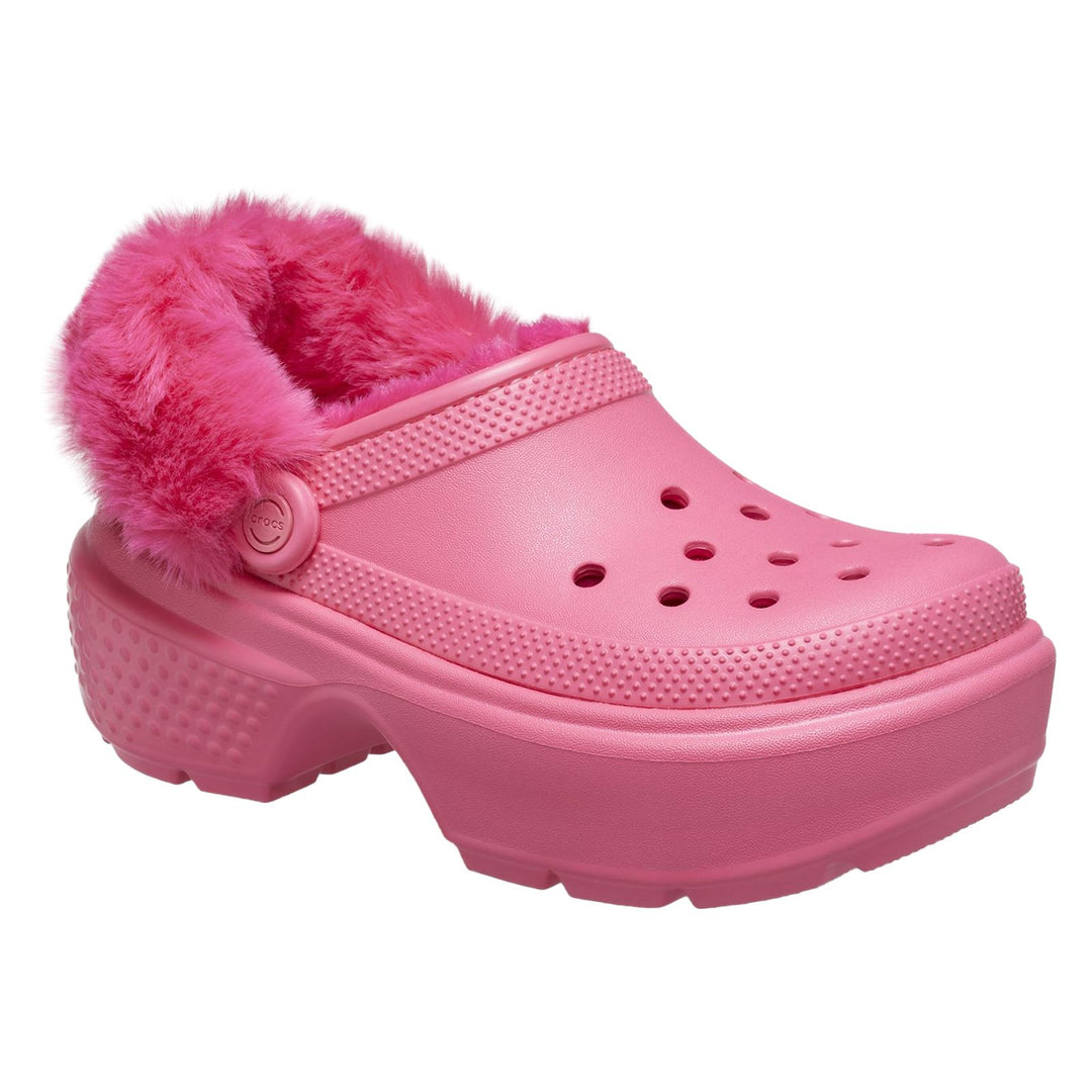 Women's Wide Fit Crocs 208546 Stomp Lined Clog