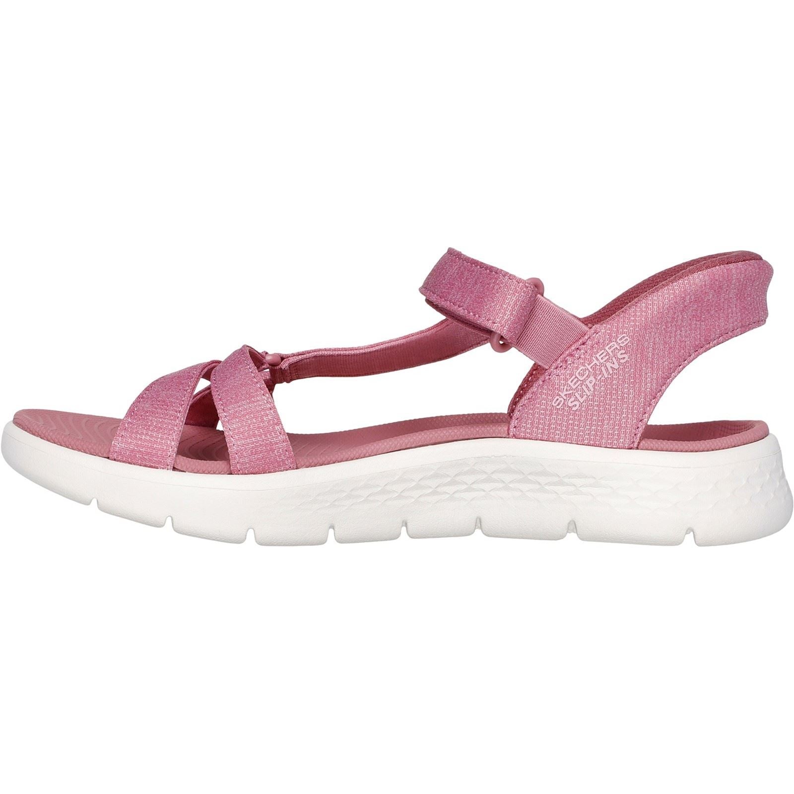 Women's Wide Fit Skechers 141481 Slip-ins Go Walk Flex Illuminate