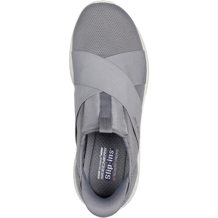 Women's Wide Fit Skechers 117505 Slip-ins Bobs Sport Squad Chaos Sneakers