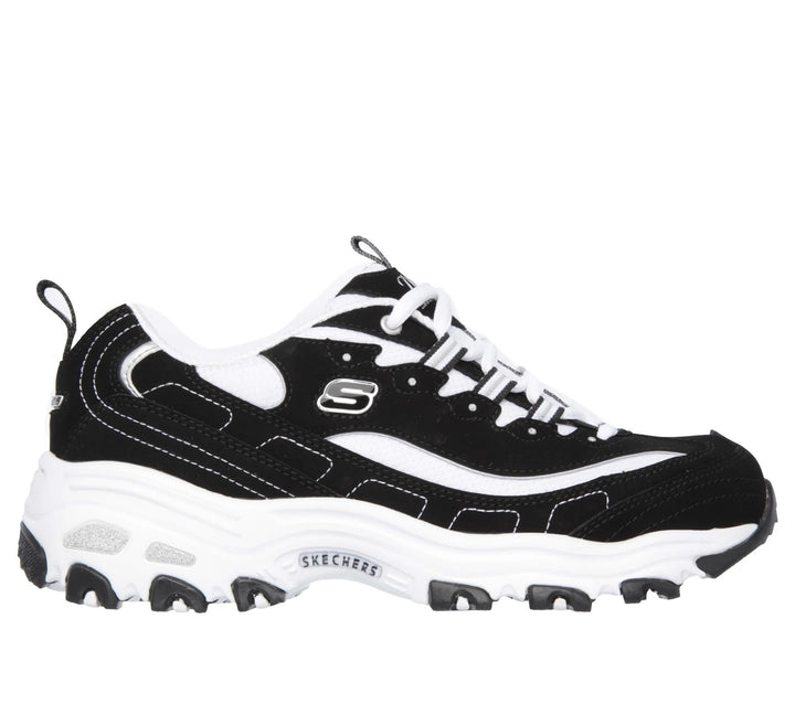 Women's Wide Fit Skechers 11930 D'Lites Biggest Fan Sneakers