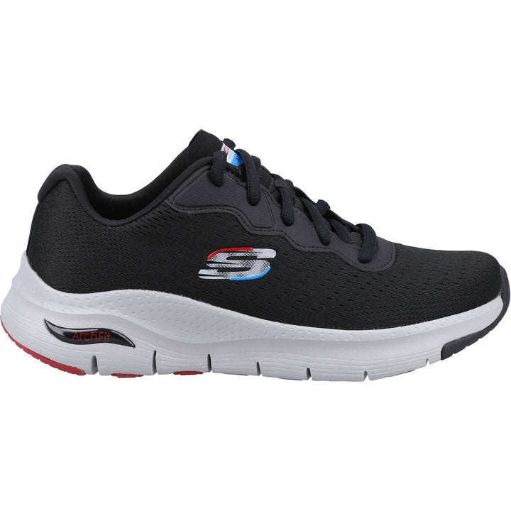 Men's Wide Fit Skechers 232303 Arch Fit Sneakers - Black