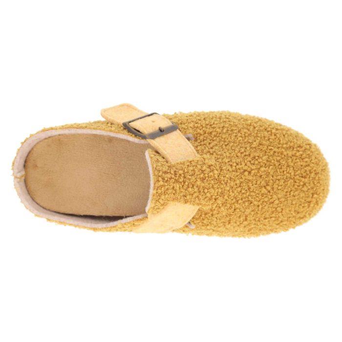 Women's Wide Fit DB Gill Buckle Mule Slippers