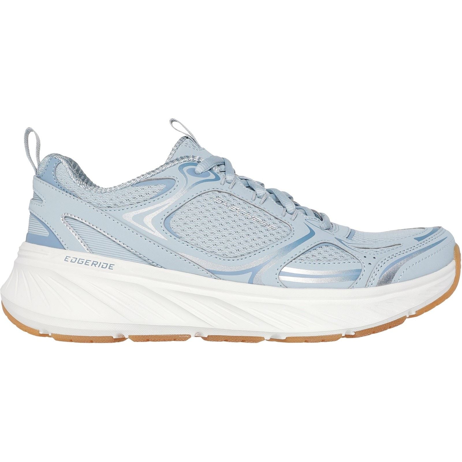 Women's Relaxed Fit Skechers 150475 Edgeride Silver Eclipse