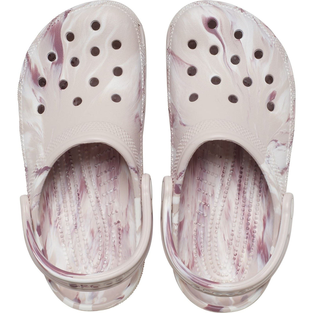 Unisex Wide Fit Crocs 206867 Classic Marbled Clog Sandals