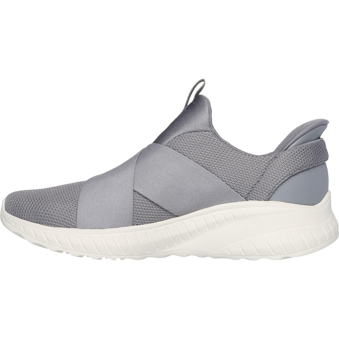 Women's Wide Fit Skechers 117505 Slip-ins Bobs Sport Squad Chaos Sneakers