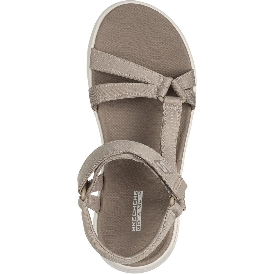 Women's Wide Fit Skechers 141451 Go Walk Flex Sublime Sandals