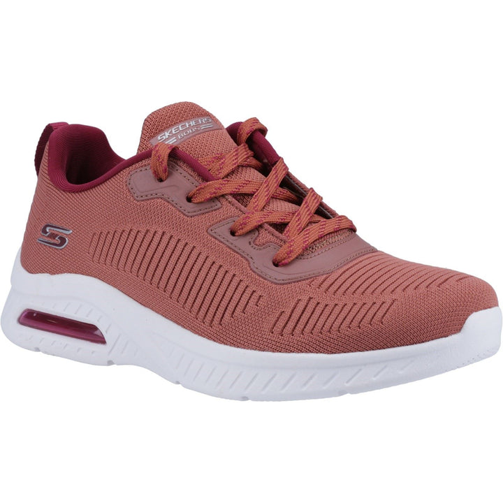 Women's Wide Fit Skechers 117379 Squad Air Sweet Encounter Sneakers