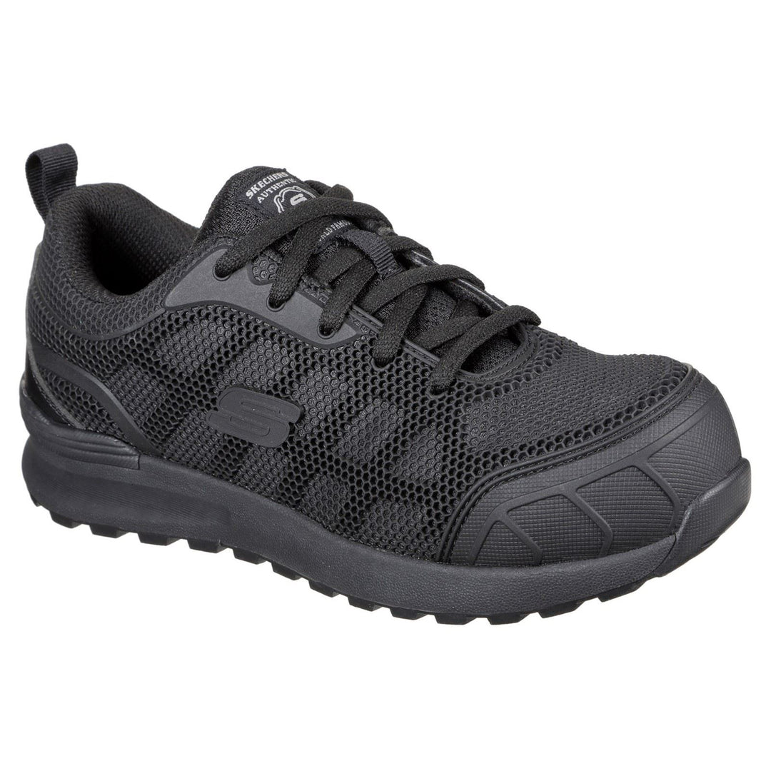 Women's Wide Fit Skechers 77289EC Bulklin Ayak Safety Shoes