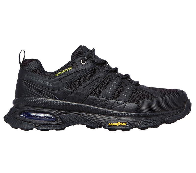 Men's Wide Fit Skechers 237214 Air Envoy Water Repellent outdoor Walking Sneakers - Black