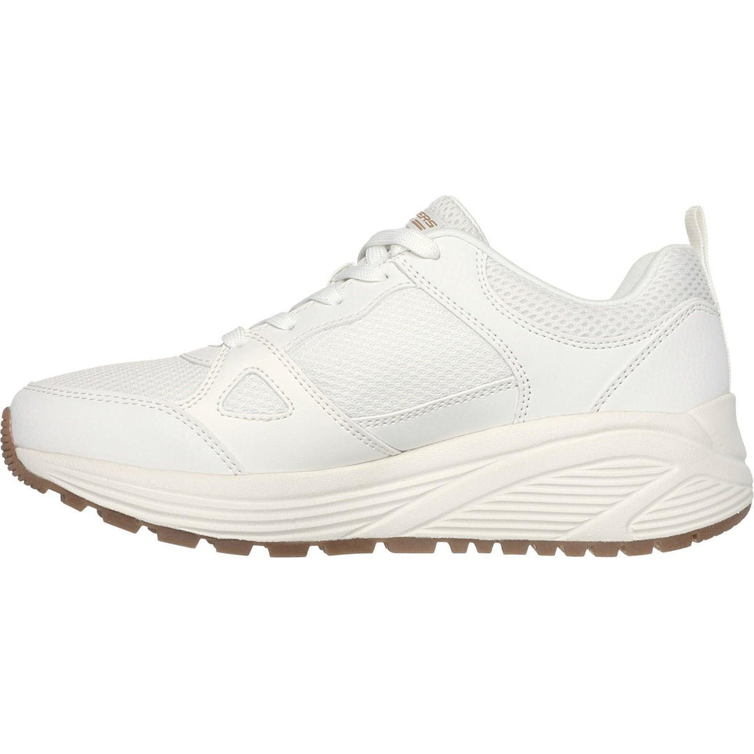 Womens Wide Fit Skechers 117268 Bobs Sparrow 2.0 Retro Clean Sneakers