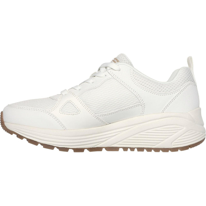 Womens Wide Fit Skechers 117268 Bobs Sparrow 2.0 Retro Clean Sneakers