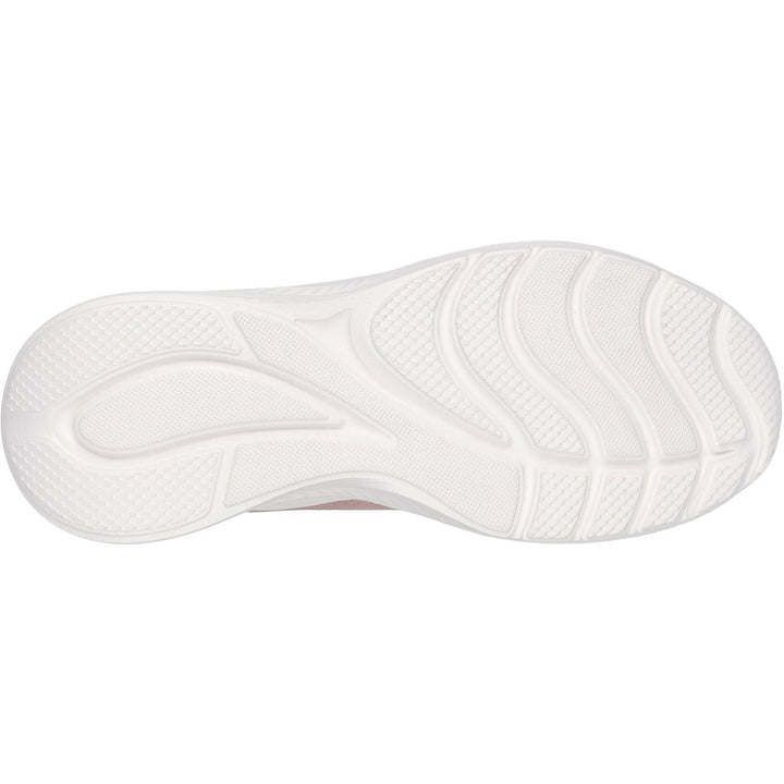 Women's Wide Fit Skechers 117485 Bobs Sport Squad Waves Just Wading Sneakers