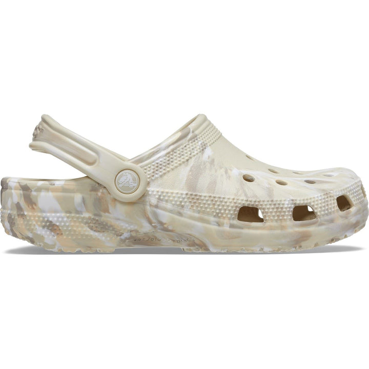 Unisex Wide Fit Crocs 206867 Classic Marbled Clog Sandals