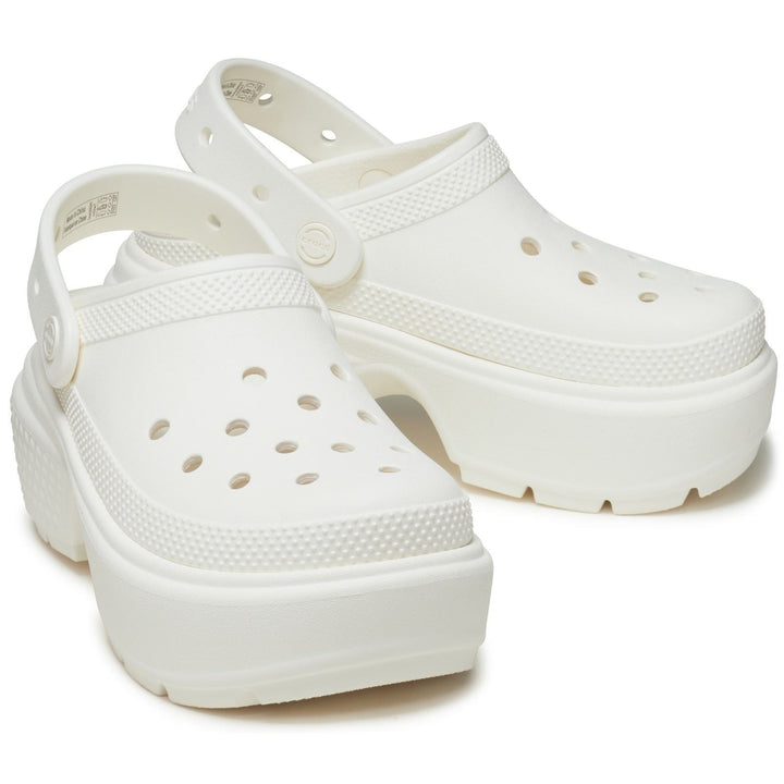 Unisex Wide Fit Crocs 209347 Stomp Clog Sandals