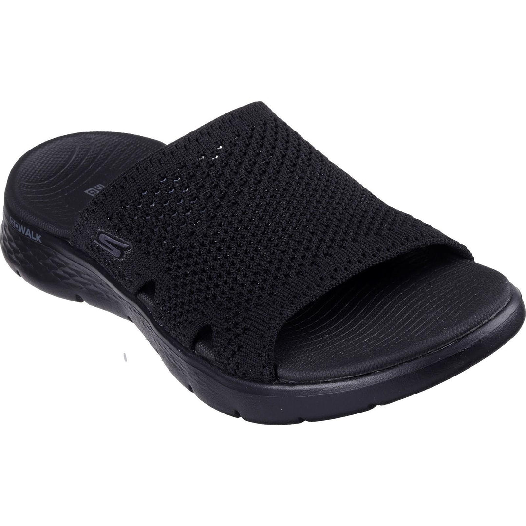 Women's Wide Fit Skechers 141425 Go Walk Flex Elation Sandals