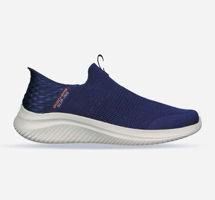 Men's Wide Fit Skechers Slip-ins 232450 Ultra Flex Smooth Step Sneakers