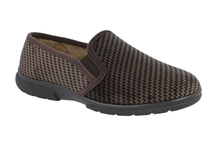 Men's Wide Fit DB Glen Slippers