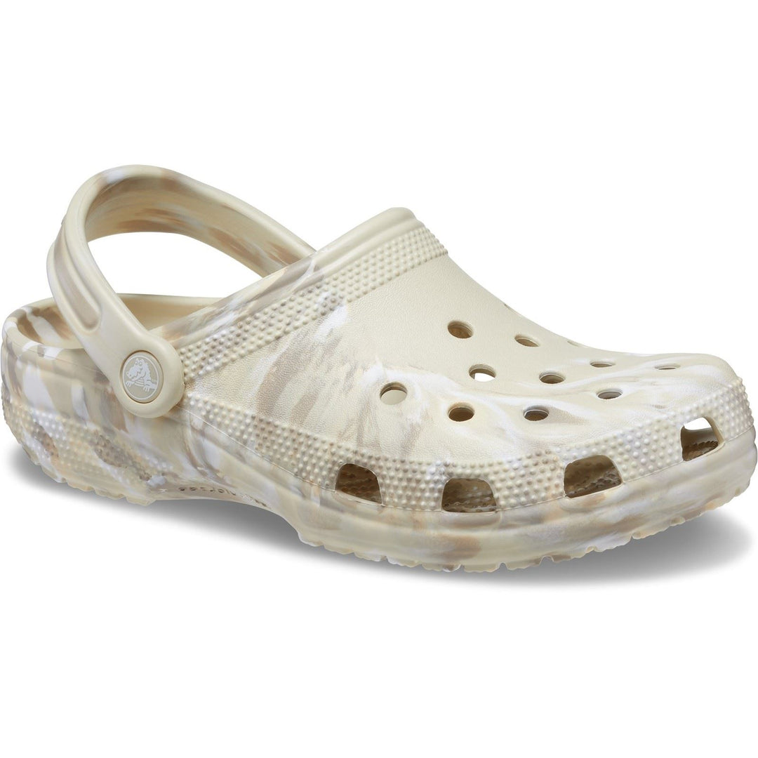 Unisex Wide Fit Crocs 206867 Classic Marbled Clog Sandals