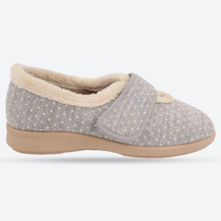 Women's Wide Fit DB Snowdrop Slippers