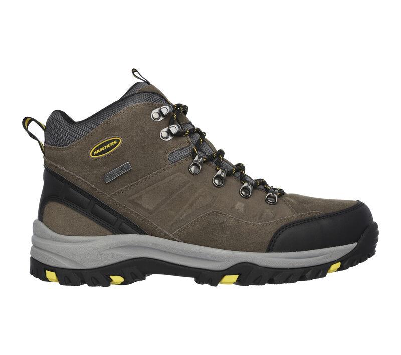 Men's Wide Fit Skechers 64869 Relaxed Fit Relment Pelmo Hiking Boots