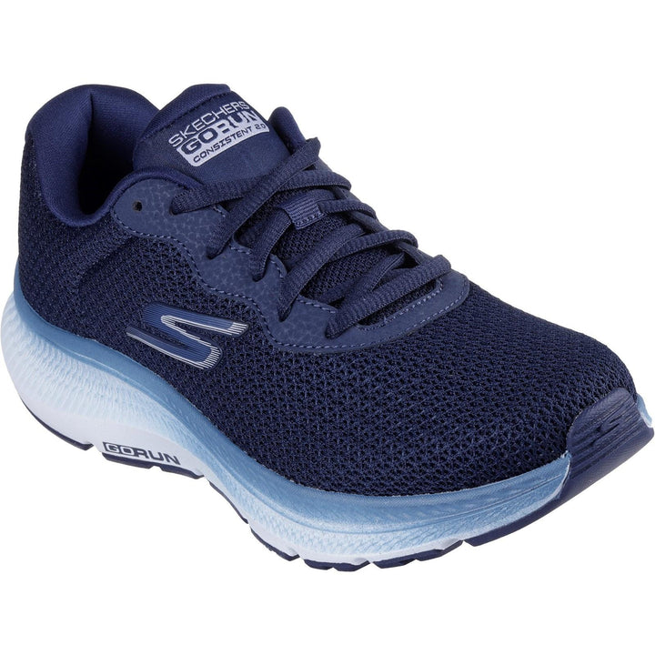 Women's Wide Fit Skechers 128621 Go Run Consistent 2.0 Fast Pace Sneakers