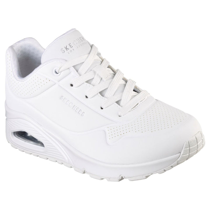 Women's Wide Fit Skechers 73690 Uno Stand On Air Sports Sneakers