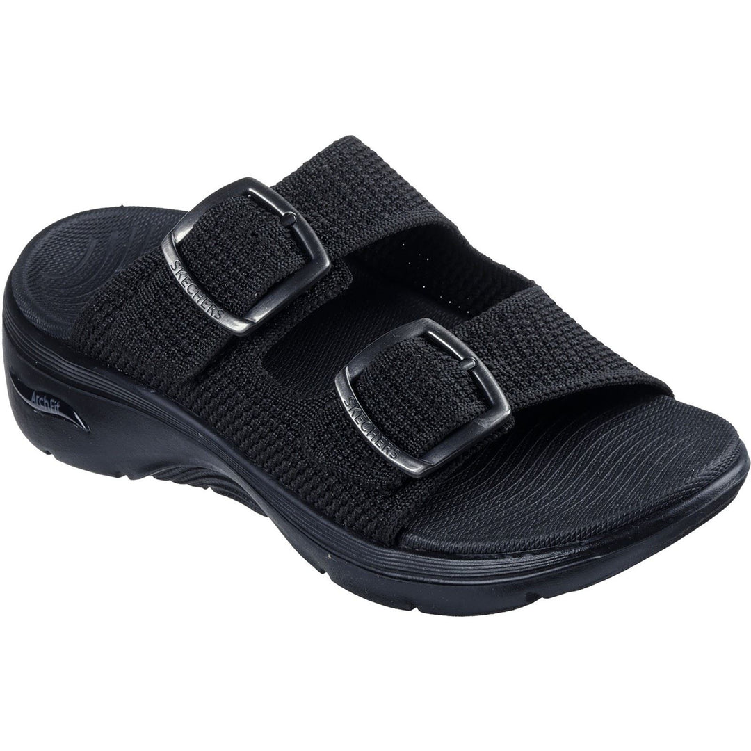Women's Wide Fit Skechers Go Walk Arch Fit 2.0 Destined Sandals
