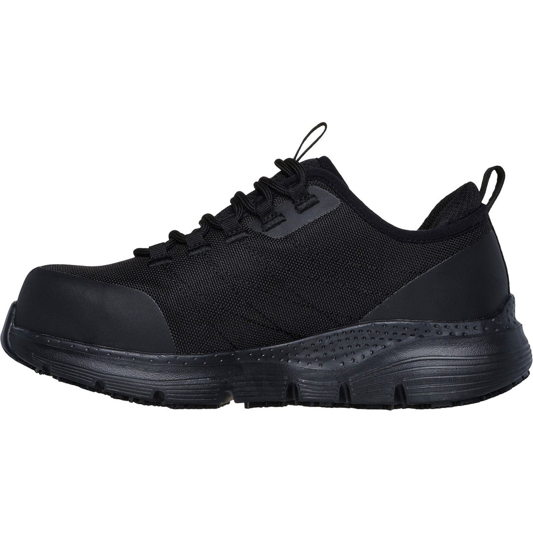 Women's Wide Fit Skechers 108075EC Arch Fit Sr Ebinal Safety Sneakers
