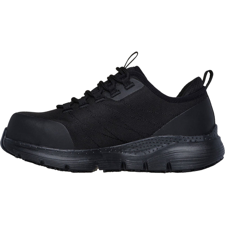 Women's Wide Fit Skechers 108075EC Arch Fit Sr Ebinal Safety Sneakers