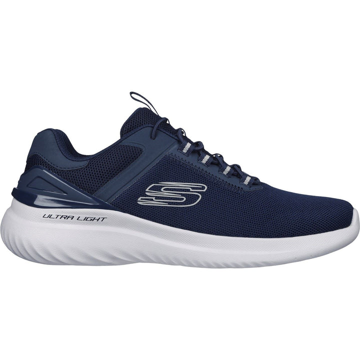 Men's Wide Fit Skechers 232673 Bounder 2.0 Anako Sneakers - Navy