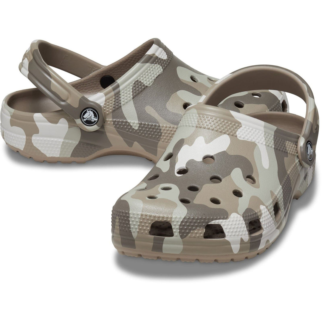 Unisex Wide Fit Crocs 206454 Seasonal Camo Sandals