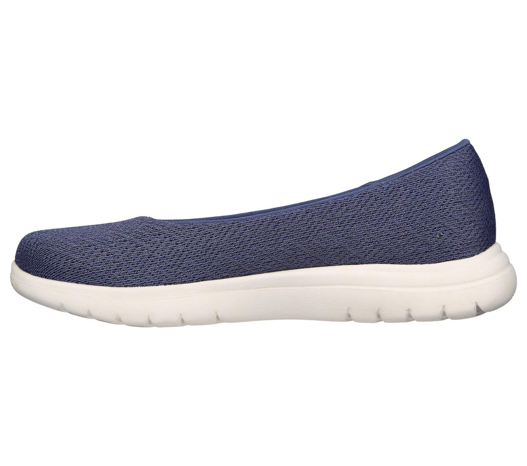 Womens Wide Fit Skechers 136530 Relaxed Fit Shoes