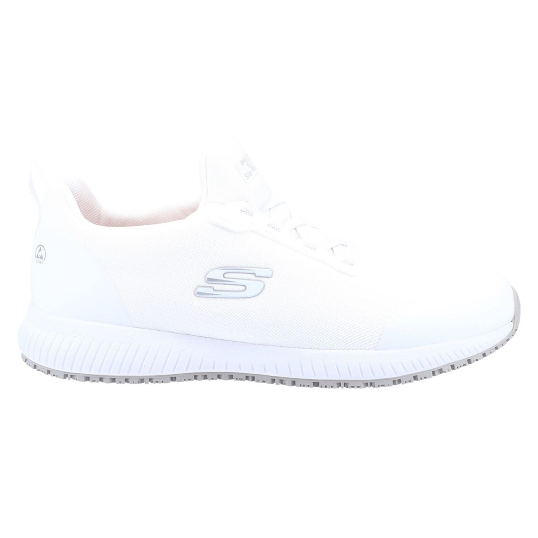 Men's Wide Fit Skechers 200051EC Squad Sr Myton Sneakers - White