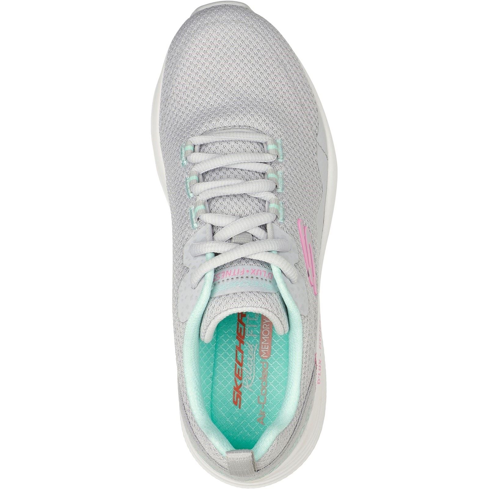 tadi.515 Women's Wide Fit Skechers 149835 D'Lux Fitness Roam Free Sneakers