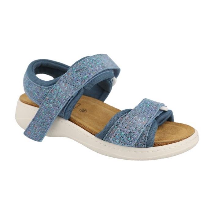 Women's Wide Fit DB Teal Sandals