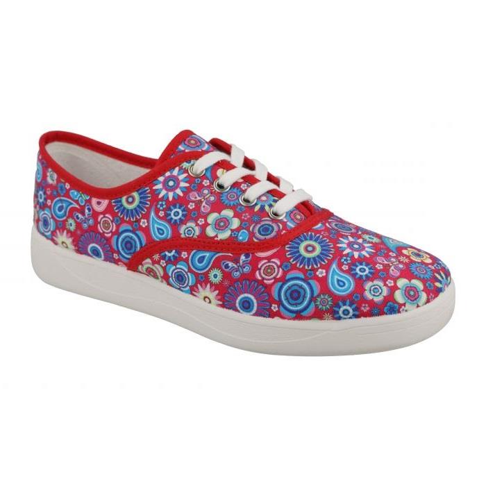 Women's Wide Fit DB Charlie Canvas Shoes