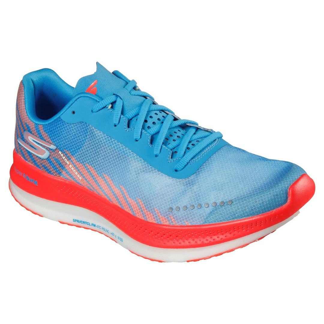 Men's Wide Fit Skechers Go Run Razor Excess Sports Sneakers