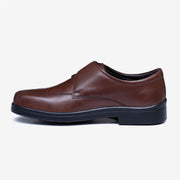 Mens Wide Fit Tredd Well Peter Velcro Shoes - Dark Brown
