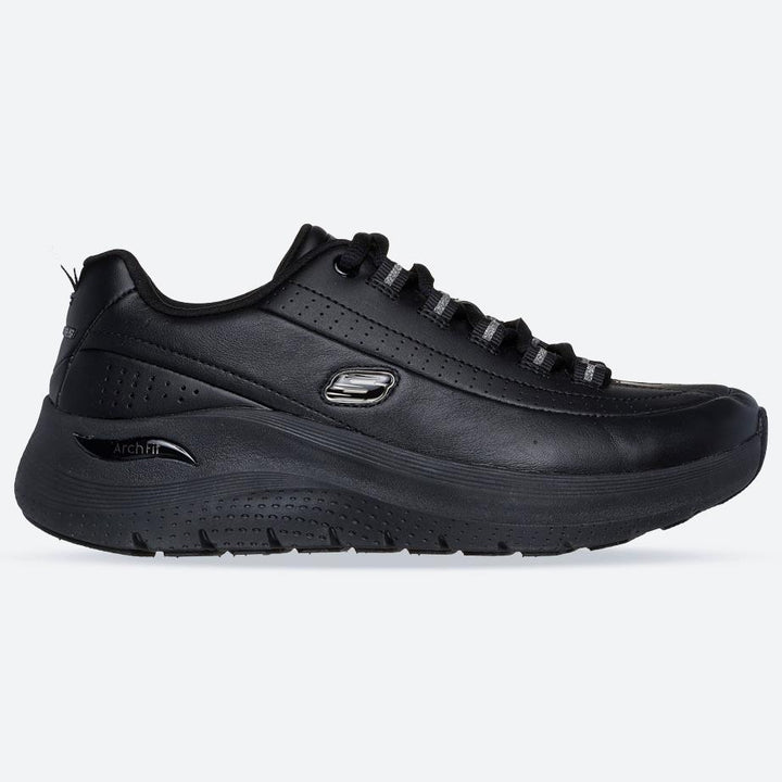 Women's Wide Fit Skechers 150061 Arch Fit 2.0 Star Bound Sneakers