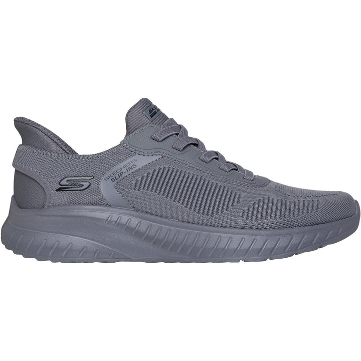 Men's Wide Fit Skechers Slip-ins 118312 Bobs Sport Squad Chaos Solid Step Sneakers