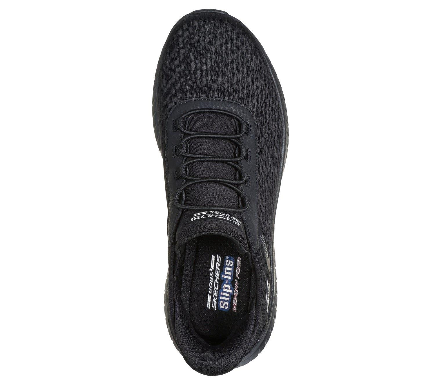 Women's Wide Fit Skechers 117504 Slip-ins Bobs Sport Squad Chaos